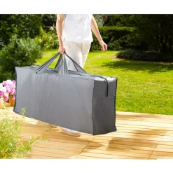 Gartenmöbel-Abdeckung|Die moderne Hausfrau Abdeckhaube für Gartenpolster grau