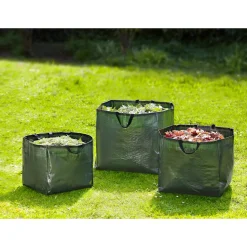 Gartenwerkzeug & Gartengeräte|Die moderne Hausfrau Abfall-Säcke-Trio, 3 Stück