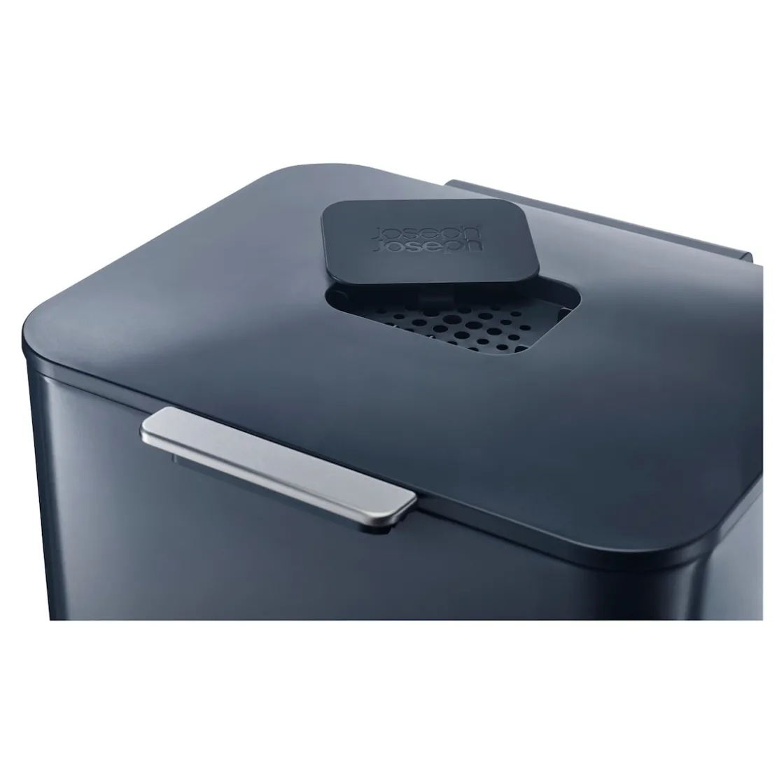 Mülleimer|Mülleimer|Die moderne Hausfrau Abfalltrennungs- und Recyclingbehälter Totem Max Grau