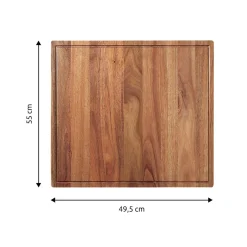 Herdabdeckplatten|Die moderne Hausfrau Akazien-Abdeckplatte & Schneidebrett 1 Stück