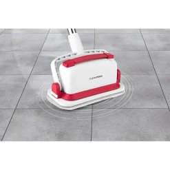 Staubsauger|Die moderne Hausfrau Akku-Vibrationsbodenreiniger & Handbürste