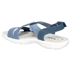 Sandalen|Die moderne Hausfrau Aktiv-Klettsandale "Lara" blau