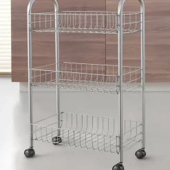Küchen- & Servierwagen|Die moderne Hausfrau Allzweckwagen "Lugano" 3 Etagen