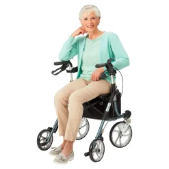 Die moderne Hausfrau Alu Faltrollator 