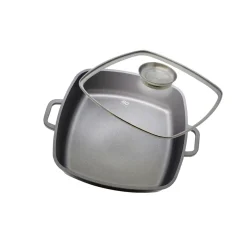 Pfannen|Die moderne Hausfrau Alucast Servierpfanne mit Deckel "Dur Select" 28 x 28 cm