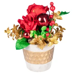 Kunstpflanzen|Die moderne Hausfrau Arrangement "Rose"