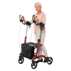 Die moderne Hausfrau Arthritis Rollator mit Arthritisauflage, Aluminium, faltbar - AT51113