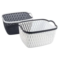 Aufbewahrungsboxen|Aufbewahrungsboxen|Die moderne Hausfrau Aufbewahrungskorb, 2 Stück groß, (LxBxH) 34x28x20 cm