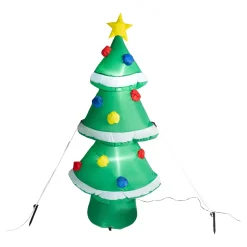 Gartendekoration ·Gartenfiguren|Gartendekoration ·Led-Leuchten|Die moderne Hausfrau Aufblasbarer Weihnachtsbaum