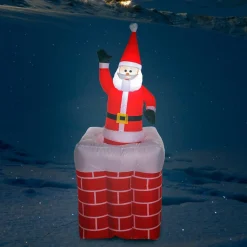 Weihnachtsdekoration·Weihnachtsbeleuchtung|Weihnachtsdekoration·Weitere Weihnachtsdeko|Die moderne Hausfrau Aufblasbarer Weihnachtsmann, 180 cm