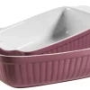 Auflaufformen|Die moderne Hausfrau Auflaufform-Set, Keramik KITCHEN TIME Berry