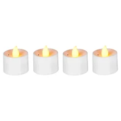 Weihnachtsdekoration·Weihnachtskerzen|Leuchtdekoration·Kerzen & Teelichter|Die moderne Hausfrau Auspuste-Teelichter, 4 Stück