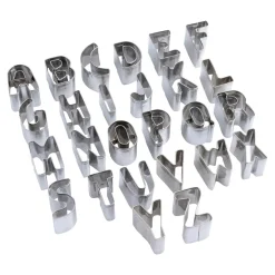 Backzubehör|Die moderne Hausfrau Ausstecher „A–Z“, 26-teilig