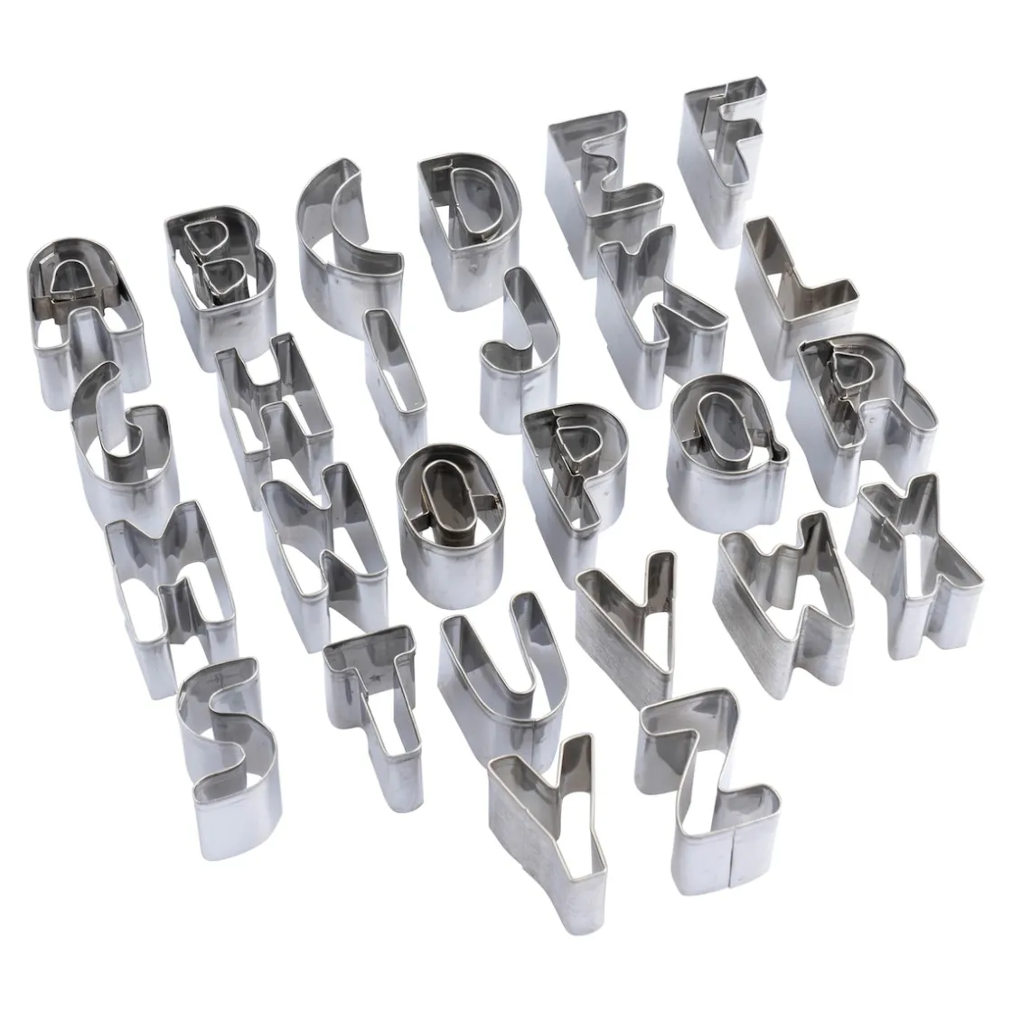 Backzubehör|Die moderne Hausfrau Ausstecher „A–Z“, 26-teilig