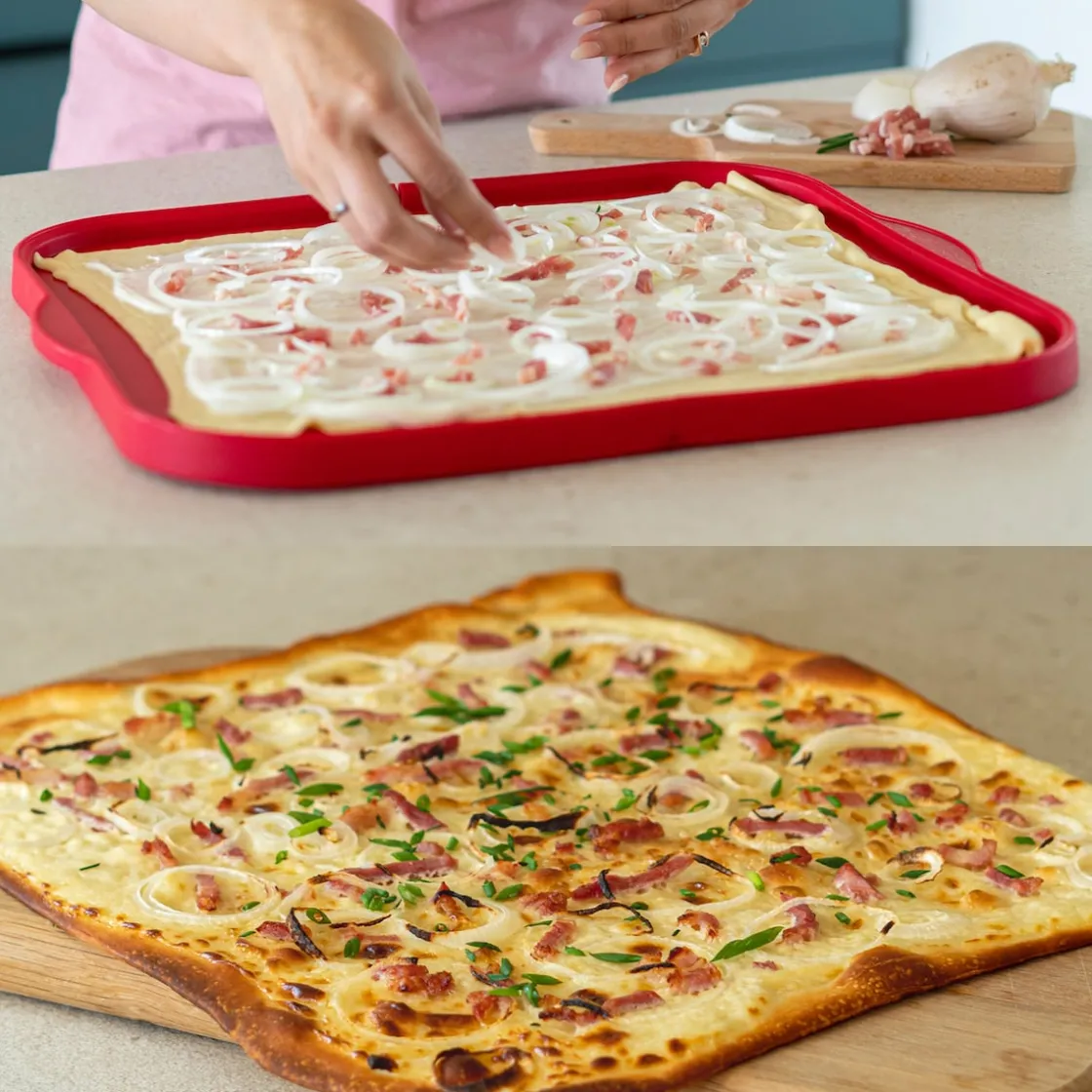 Backformen|Die moderne Hausfrau Backblech, faltbar, Silikon