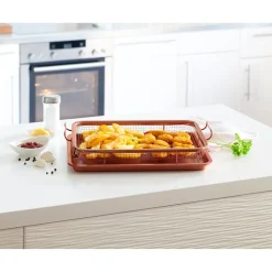 Backbleche & Grillkörbe|Ofenroste & Grillkörbe|Die moderne Hausfrau Backblech inkl. Grillkorb 