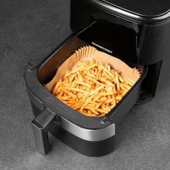 Backmatten & Dauerbackfolien|Die moderne Hausfrau Backpapier für Heißluftfritteusen, 100 Stück