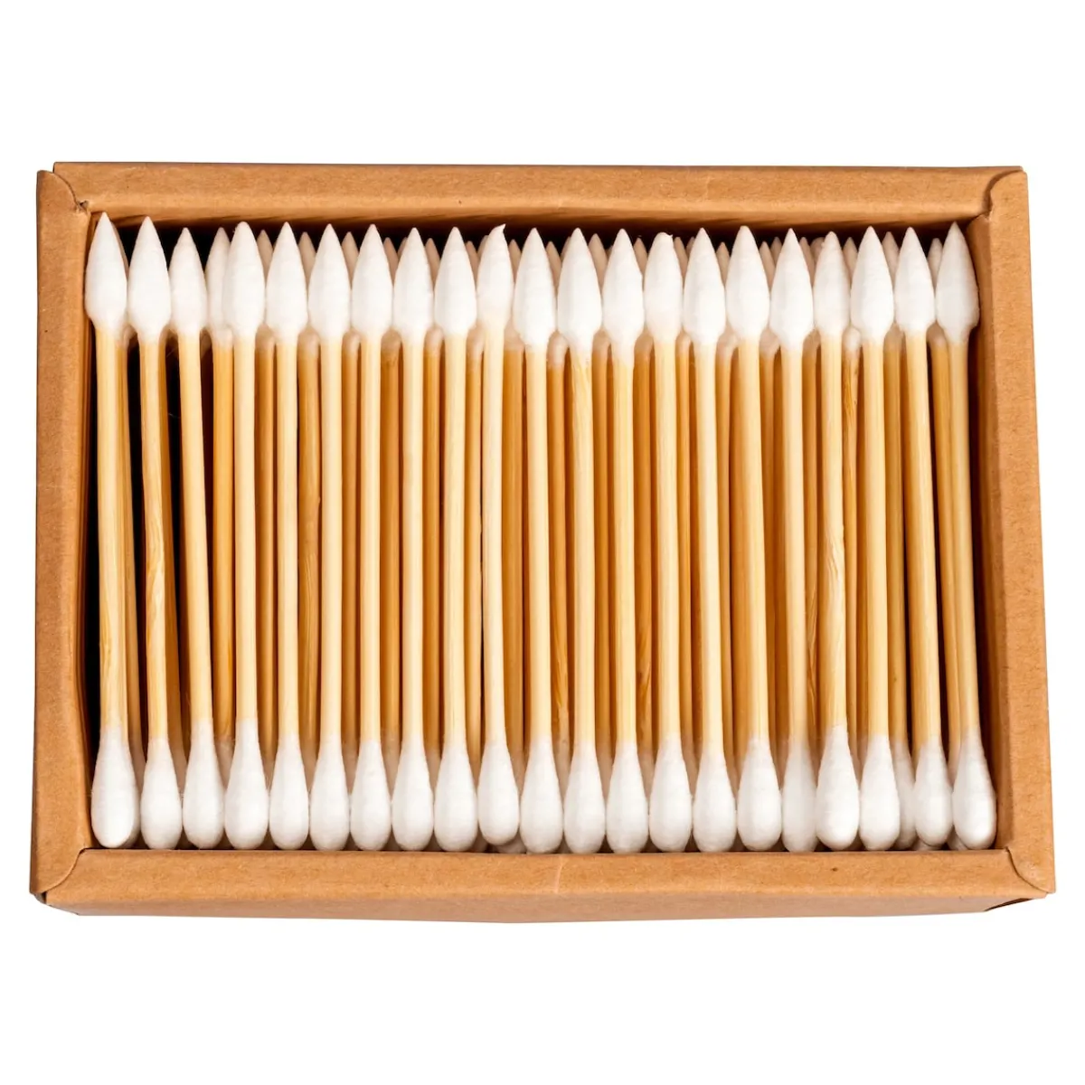 Die moderne Hausfrau Bambus Wattestäbchen "Duo", 200 Stück
