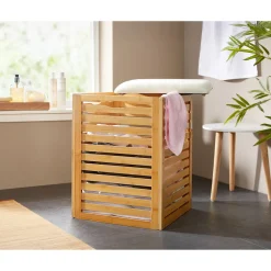 Sitzmöbel ·Sitzhocker & Sessel|Die moderne Hausfrau Bambus-Aufbewahrungshocker