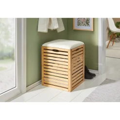 Sitzmöbel ·Sitzhocker & Sessel|Die moderne Hausfrau Bambus-Aufbewahrungshocker