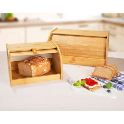 Lebensmittelbehälter|Die moderne Hausfrau Bambus-Brotkasten klein
