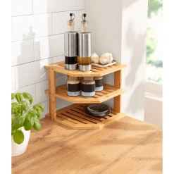 Gewürzregale|Schränke & Regale·Gewürzregale|Die moderne Hausfrau Bambus-Eckregal