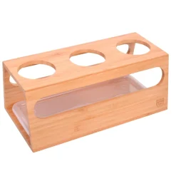 Aufbewahrungsboxen|Aufbewahrungsboxen|Die moderne Hausfrau Bambushalter für 3 Sodastream-Flaschen Wibschla 33