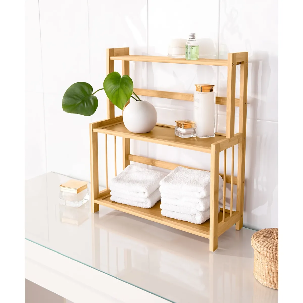 Die moderne Hausfrau Bambus-Küchen-Organizer