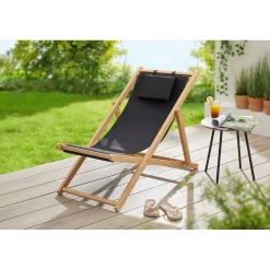 Gartenstühle & -Liegen|Die moderne Hausfrau Bambus-Klappstuhl „Style“