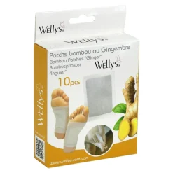 Hausapotheke ·Pflaster|Die moderne Hausfrau Bambus-Pflaster Ingwer, 10 Stück