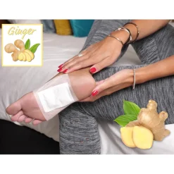 Hausapotheke ·Pflaster|Die moderne Hausfrau Bambus-Pflaster Ingwer, 10 Stück