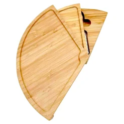 Servierzubehör|Die moderne Hausfrau Bambus-Snack-Teller "Genial"