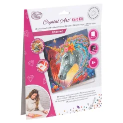 Basteln & Handarbeit|Die moderne Hausfrau Bastel-Set, Crystal Art Einhorn