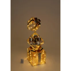 Gartendekoration ·Gartenfiguren|Gartendekoration ·Solarleuchten|Die moderne Hausfrau Batterie -Geschenkezauber mit LED-Lichterkette