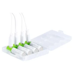 Batterien|Die moderne Hausfrau Batterien AAA Micro 400 mAh, wiederaufladbar, 4 Stück