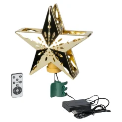 Weihnachtsdekoration·Weihnachtsbaumschmuck|Die moderne Hausfrau Baumspitze mit Decken-Lichtspiel