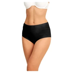 Slips & Unterhosen|Die moderne Hausfrau Baumwoll-Taillenslip schwarz - 3 Stück