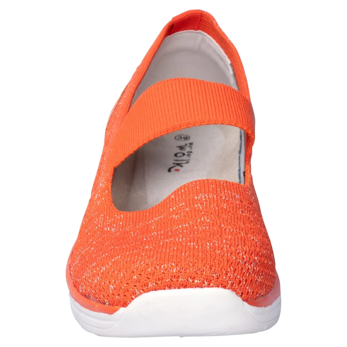 Ballerinas|Die moderne Hausfrau Bequem-Ballerina "Federleicht" orange