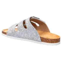 Pantoletten|Die moderne Hausfrau Bequem-Klettpantolette „Birgit“