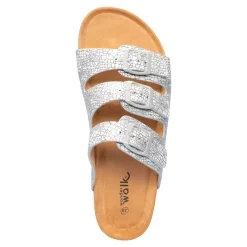 Pantoletten|Die moderne Hausfrau Bequem-Klettpantolette „Birgit“