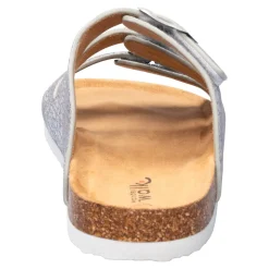 Pantoletten|Die moderne Hausfrau Bequem-Klettpantolette „Birgit“