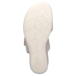 Sandalen|Die moderne Hausfrau Bequem-Klettsandale „Daniela“ beige