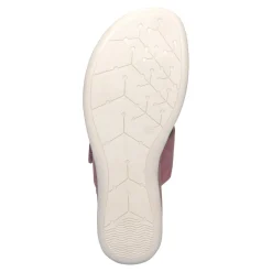 Sandalen|Die moderne Hausfrau Bequem-Klettsandale „Daniela“ beere