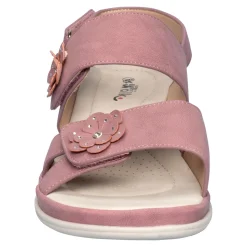 Sandalen|Die moderne Hausfrau Bequem-Klettsandale „Daniela“ beere