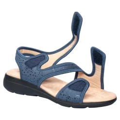 Damen Die moderne Hausfrau Bequem-Klettsandale „Lore“