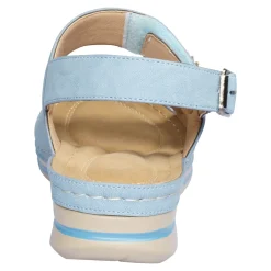 Damen Die moderne Hausfrau Bequem-Klettsandalette 