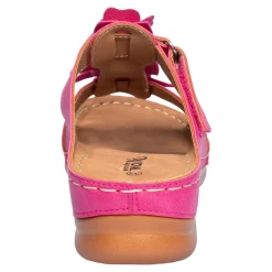 Pantoletten|Die moderne Hausfrau Bequem-Pantolette „Blume“ pink