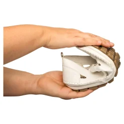 Slipper & Mokassins|Die moderne Hausfrau Bequem-Slipper „Bianca“ weiß