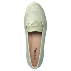 Slipper & Mokassins|Die moderne Hausfrau Bequem-Slipper „Diana“ grün