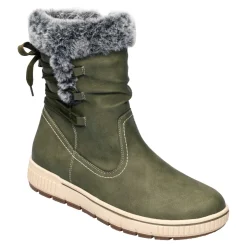 Stiefel|Die moderne Hausfrau Bequem-Stiefel „Claudia“ grün